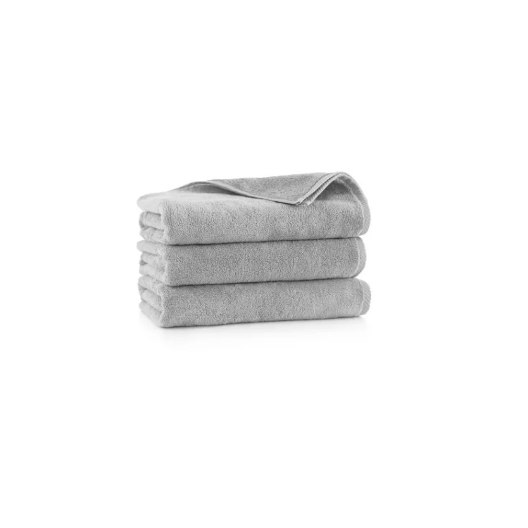 Ręcznik polski bawełniany 70x140 Kiwi / 500gsm - Jasno-szary